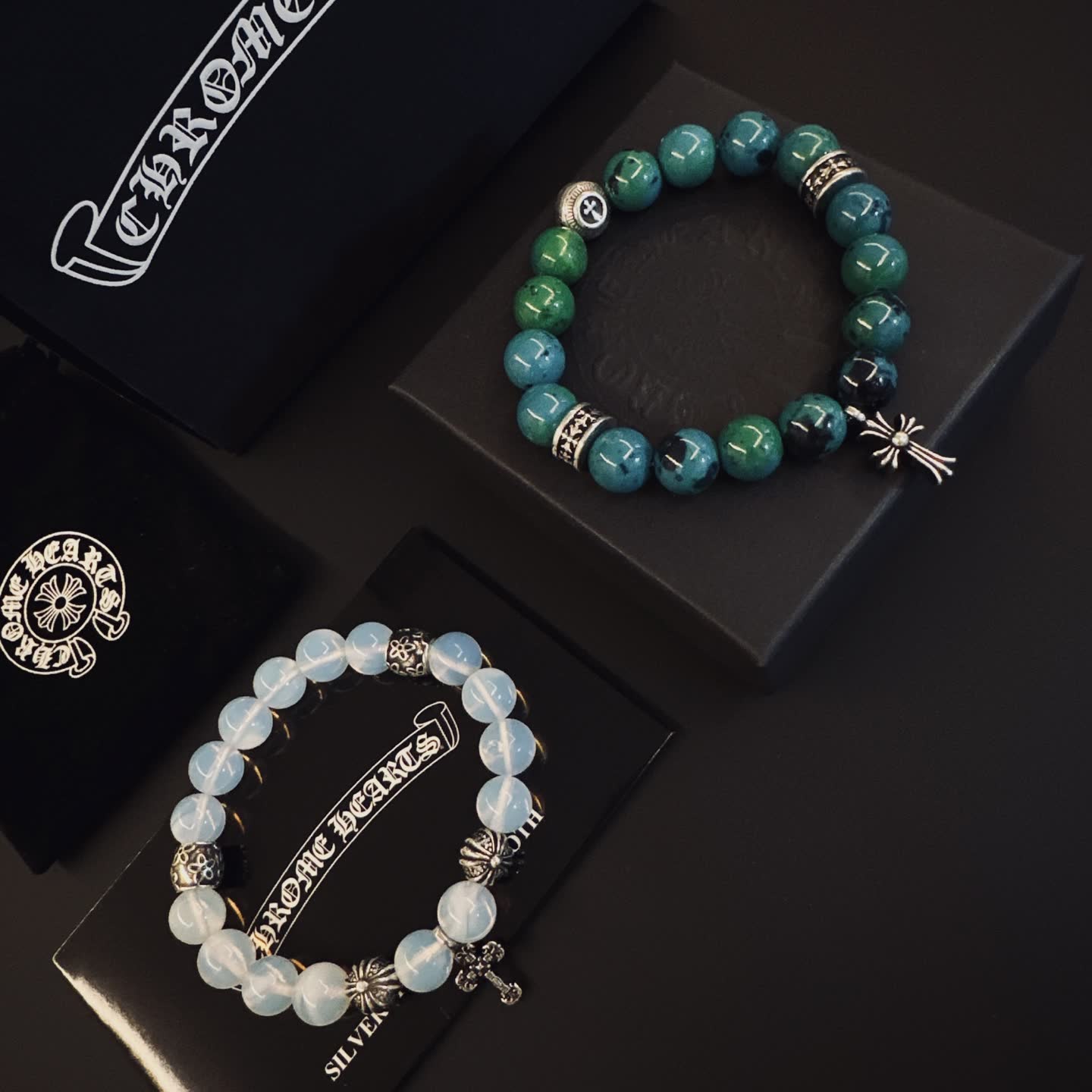 Chrome Hearts Beaded Bracelet Set